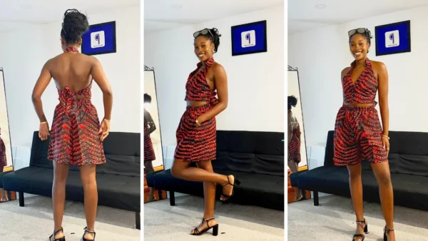 Ankara Halter Neck Top & Shorts - Image 5