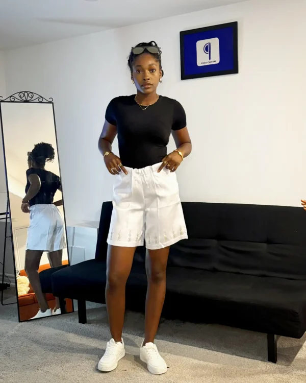 White Shorts