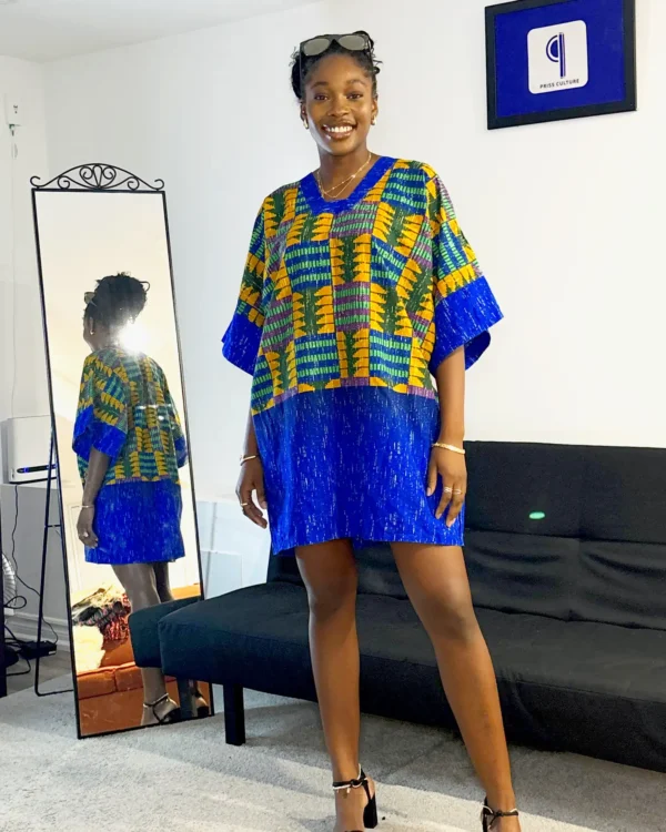 Kente Fabric Bubu - Image 3