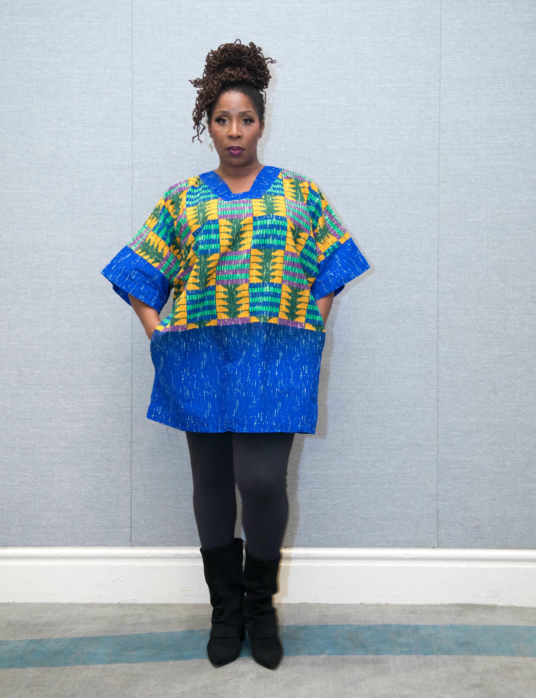 Kente Fabric Bubu NEW - Image 6