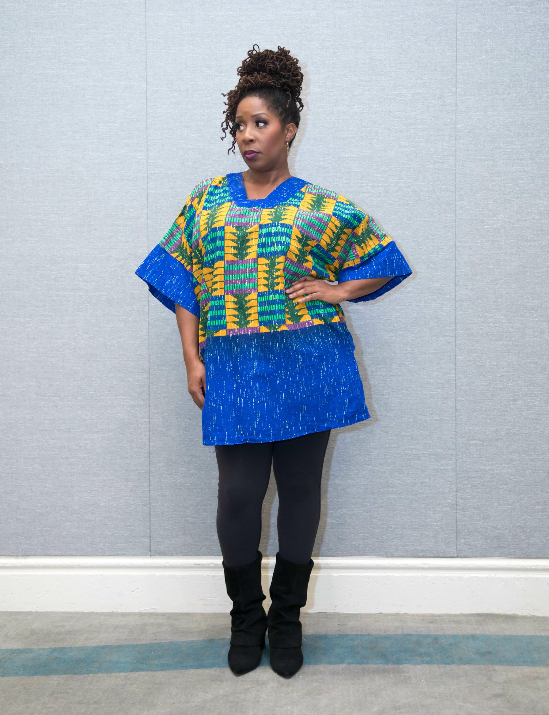 Kente Fabric Bubu NEW - Image 5