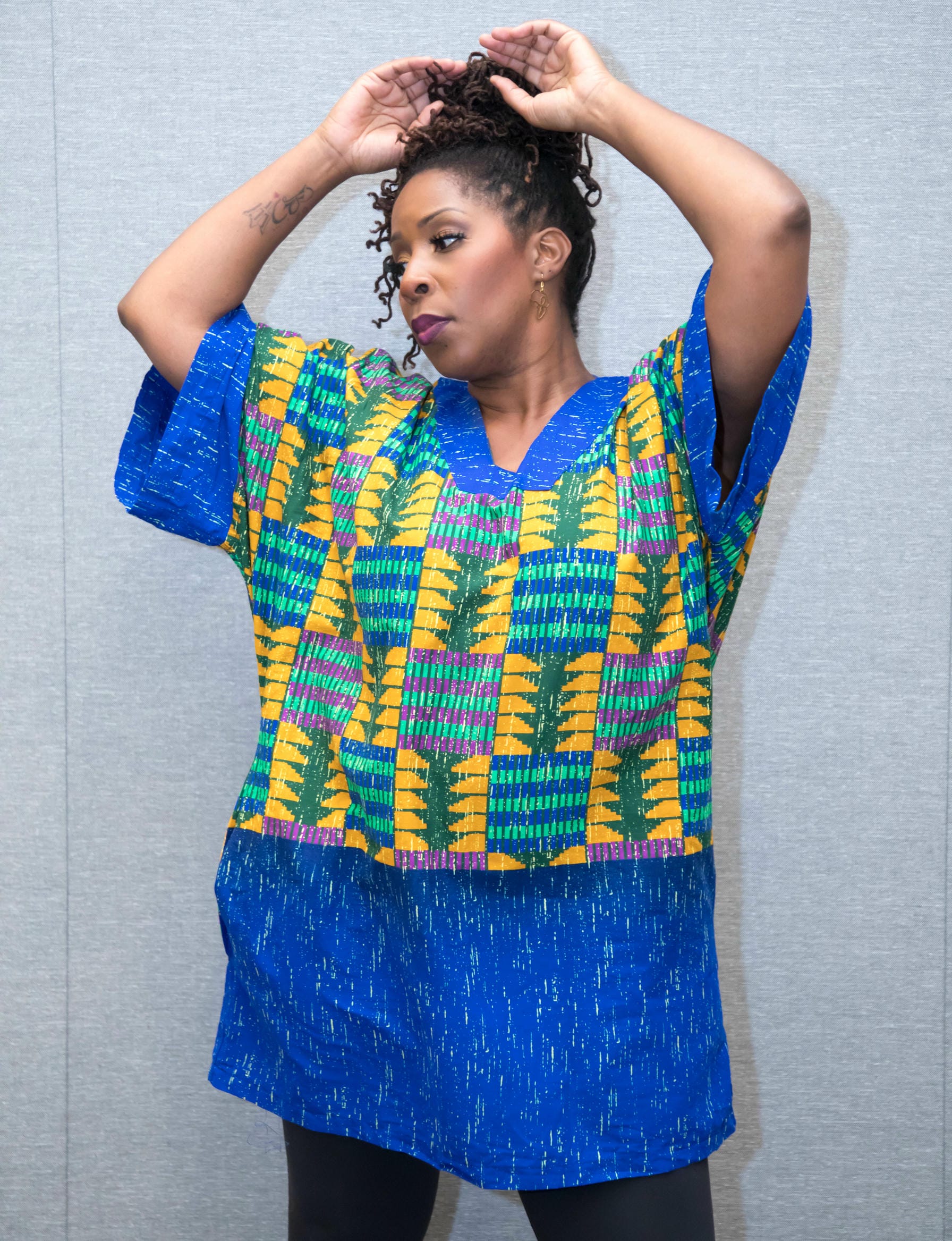 Kente Fabric Bubu NEW - Image 2