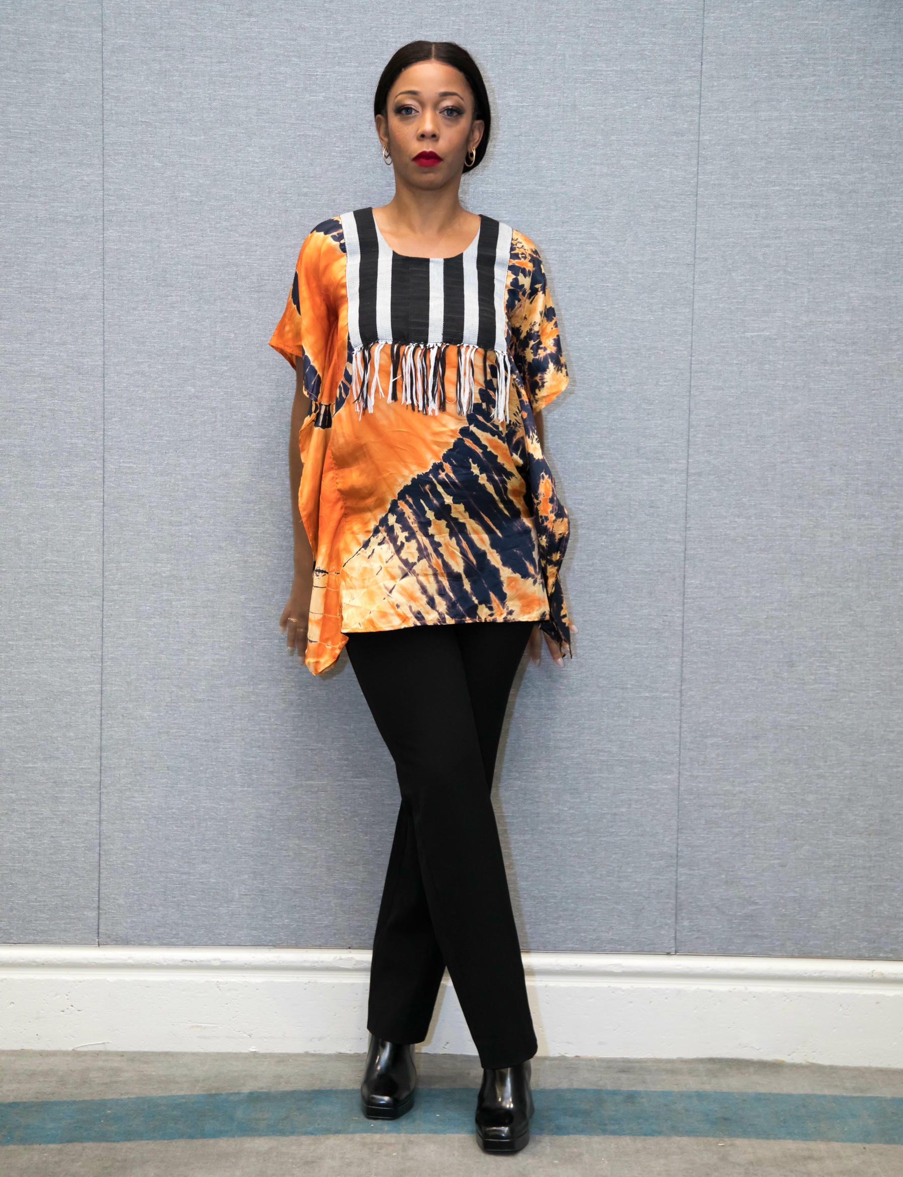 Yellow Adire Blouse - Image 3