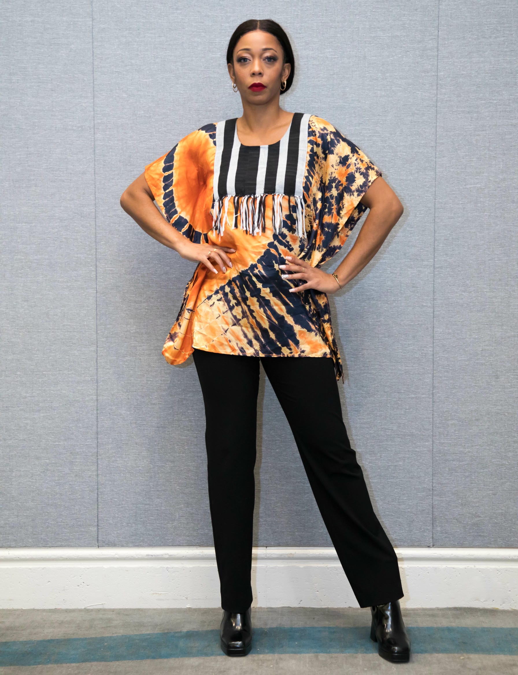 Yellow Adire Blouse - Image 5