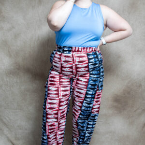 Red and Blue Palazzo