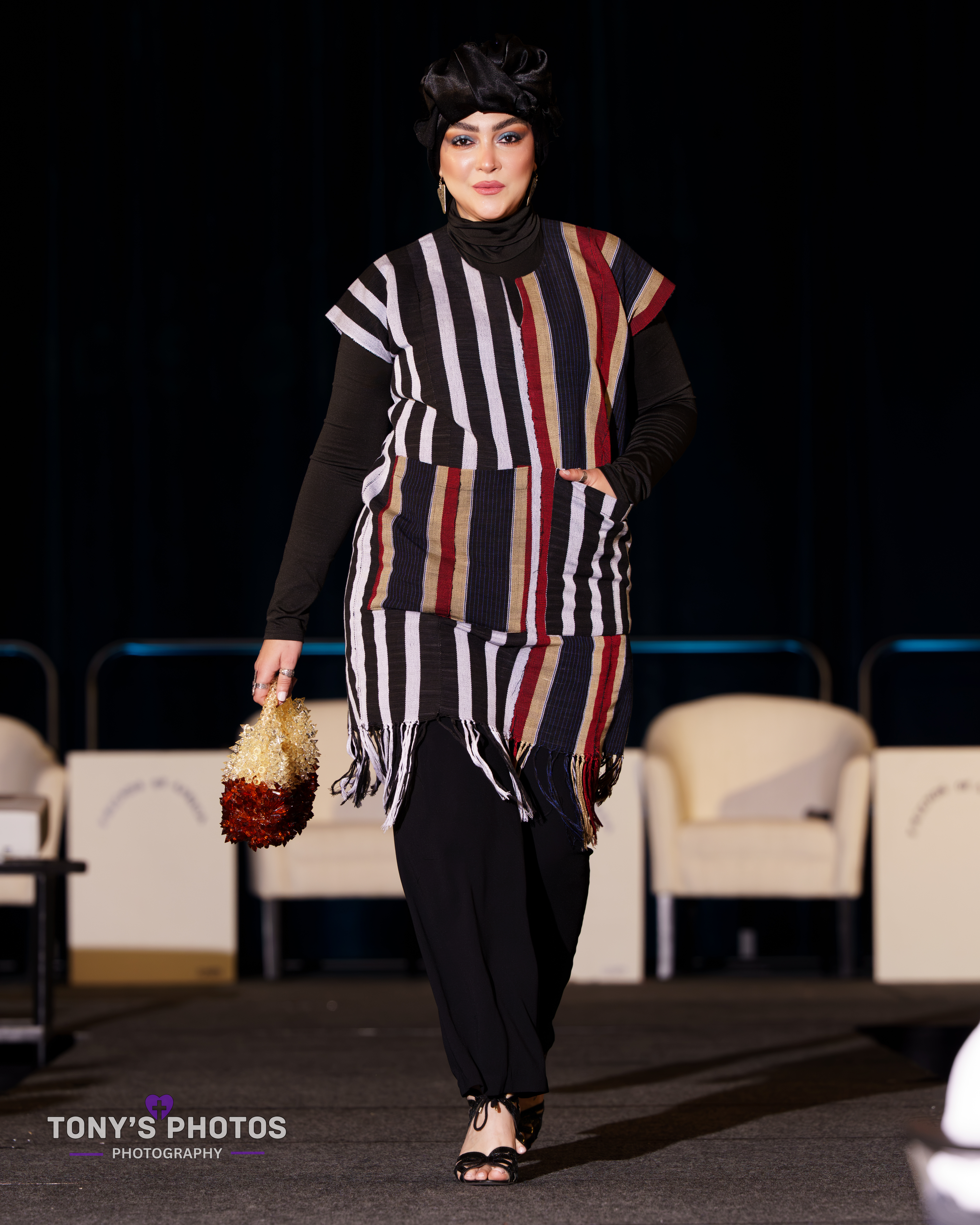 Striped Aso Oke Top - Image 3