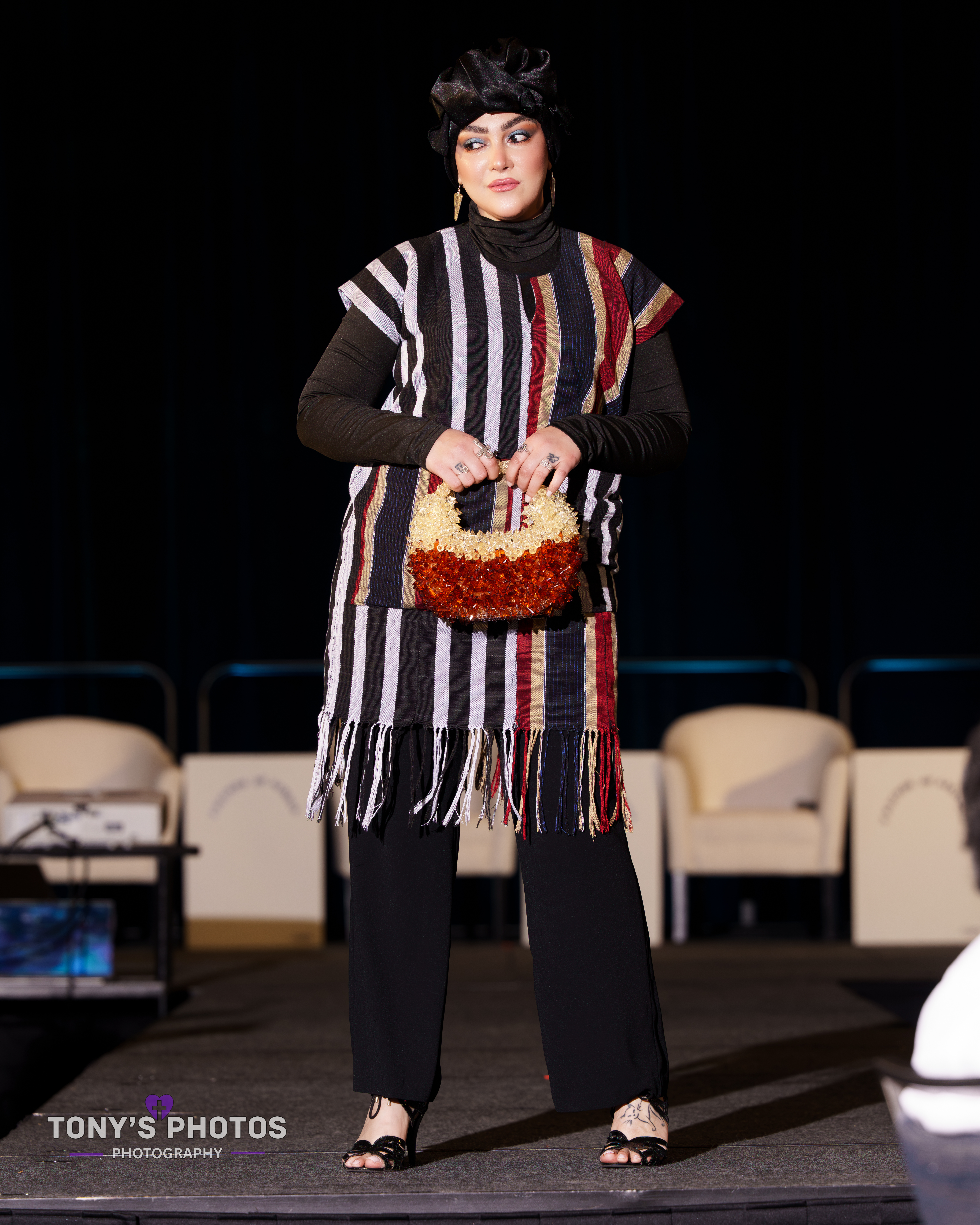 Striped Aso Oke Top - Image 4