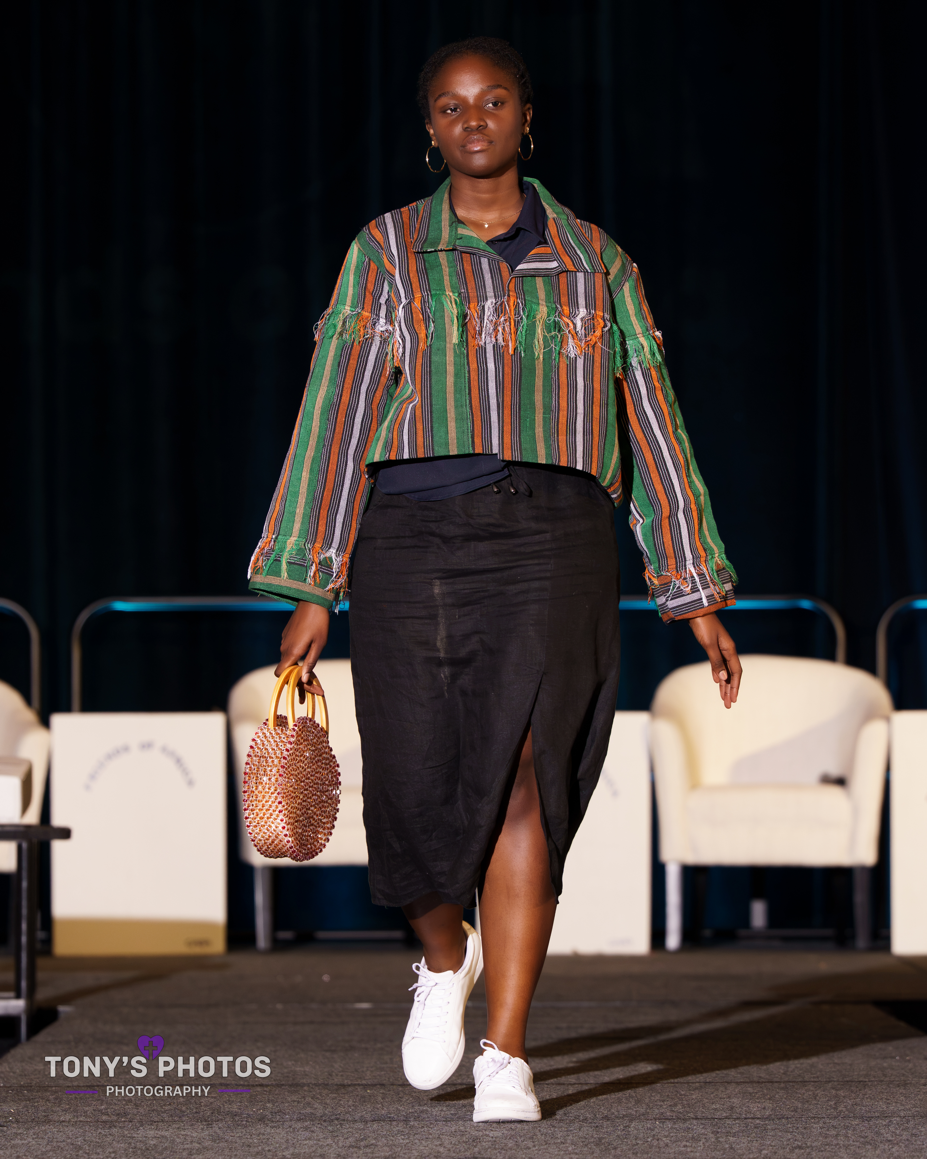 Multicolour Striped Jacket